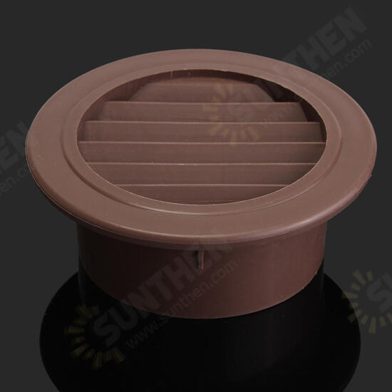 Round Air Vent ABS Louver Grille Cover PP Ventilation Grille Air Grille 100mm