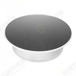 Round Mirror Top Electric Motorized 360° Turntable Rotary Jewelry Display Stand Showcase Round Mirror Top Electric Motorized 360° Turntable Rotary Jewelry Display Stand Showcase