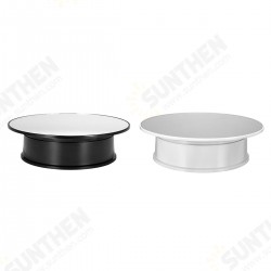 Round Mirror Top Electric Motorized 360° Turntable Rotary Jewelry Display Stand Showcase Round Mirror Top Electric Motorized 360° Turntable Rotary Jewelry Display Stand Showcase