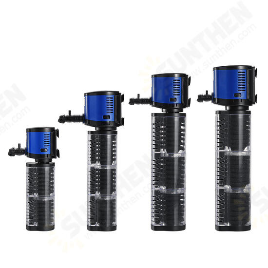 Aquarium Filter Pump Submersible Water Pump Oxygen Filtration Pond Fish Tank