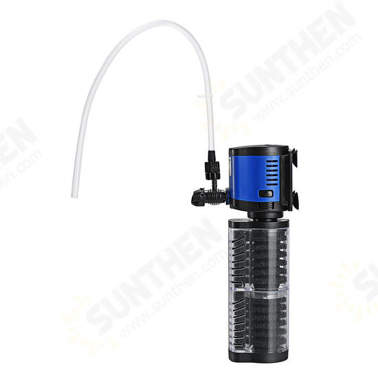 Aquarium Filter Pump Submersible Water Pump Oxygen Filtration Pond Fish Tank