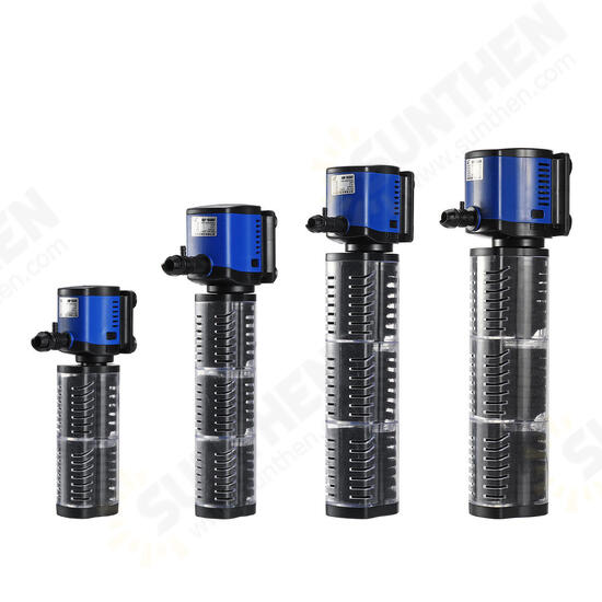 Aquarium Filter Pump Submersible Water Pump Oxygen Filtration Pond Fish Tank