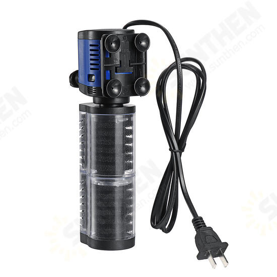 Aquarium Filter Pump Submersible Water Pump Oxygen Filtration Pond Fish Tank