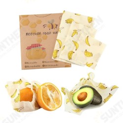 Safety Beeswax Food Wrap Fresh Keeping Reusable Paper Seal Storage Cover Safety Beeswax Food Wrap Fresh Keeping Reusable Paper Seal Storage Cover