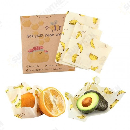 Safety Beeswax Food Wrap Fresh Keeping Reusable Paper Seal Storage Cover Safety Beeswax Food Wrap Fresh Keeping Reusable Paper Seal Storage Cover