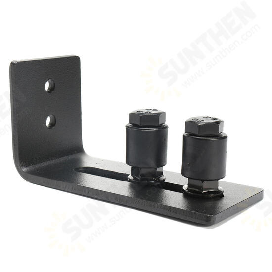 Sliding Barn Door Bottom Wall Guide Mount Adjustable Hardware with Screws Set Sliding Barn Door Bottom Wall Guide Mount Adjustable Hardware with Screws Set