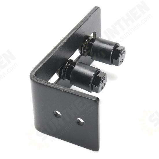 Sliding Barn Door Bottom Wall Guide Mount Adjustable Hardware with Screws Set Sliding Barn Door Bottom Wall Guide Mount Adjustable Hardware with Screws Set