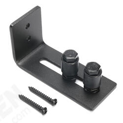Sliding Barn Door Bottom Wall Guide Mount Adjustable Hardware with Screws Set Sliding Barn Door Bottom Wall Guide Mount Adjustable Hardware with Screws Set