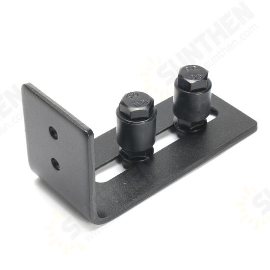 Sliding Barn Door Bottom Wall Guide Mount Adjustable Hardware with Screws Set Sliding Barn Door Bottom Wall Guide Mount Adjustable Hardware with Screws Set