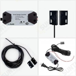 Smart WiFi Garage Door Opener Remote Controller Smart Switch Controller Voice Control App Control Compatible with Alexa Google Home Smart WiFi Garage Door Opener Remote Controller Smart Switch Controller Voice Control App Control Compatible with Alexa Google Home