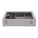 Soft Velvet Jewelry Tray Organizer Ring Storage Box Display Earring Case