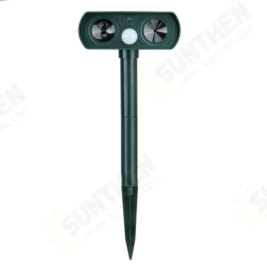 Solar Power Ultrasonic Animal Repeller Garden Pest Cat Deer Raccoon Repellent Solar Power Ultrasonic Animal Repeller Garden Pest Cat Deer Raccoon Repellent