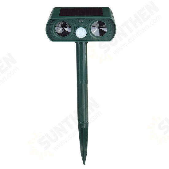 Solar Power Ultrasonic Animal Repeller Garden Pest Cat Deer Raccoon Repellent Solar Power Ultrasonic Animal Repeller Garden Pest Cat Deer Raccoon Repellent
