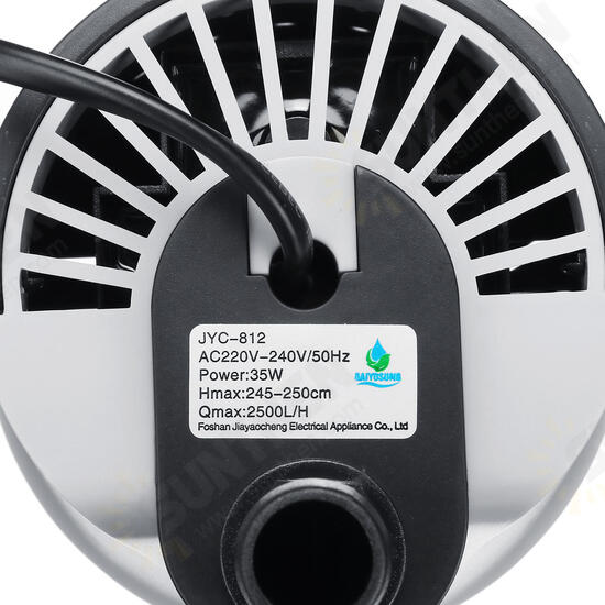 Submersible Water Pump High Pressure Switch Aquarium Fish Tank Water Pump 25W/35W/45W/60W Submersible Water Pump High Pressure Switch Aquarium Fish Tank Water Pump 25W/35W/45W/60W
