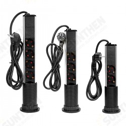 Tabletop Pop Up Power Socket Outlet 3/4/5 EU Plug Power Strip Household Office Power Outlet With USB Tabletop Pop Up Power Socket Outlet 3/4/5 EU Plug Power Strip Household Office Power Outlet With USB
