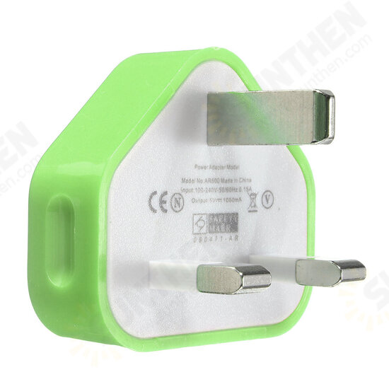 UK USB Plug Charger Mains Wall Home Adapter For Samsung Android Phone Tablets