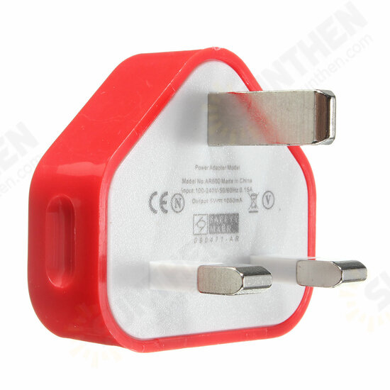 UK USB Plug Charger Mains Wall Home Adapter For Samsung Android Phone Tablets