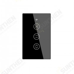 US EU WiFi RF433 Smart Touch Curtain Roller Blinds Motor Switch Tuya Smart Life App Remote Control Works with Alexa Google Home US EU WiFi RF433 Smart Touch Curtain Roller Blinds Motor Switch Tuya Smart Life App Remote Control Works with Alexa Google Home