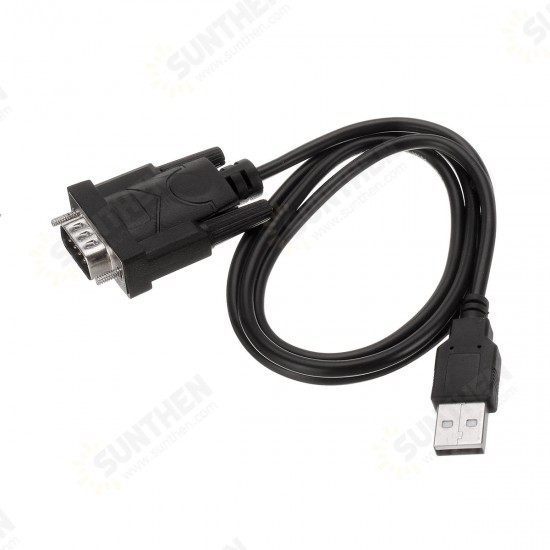 USB 9-pin Serial Cable Shielded Wire Line For RS232 Interface Communication Equipment