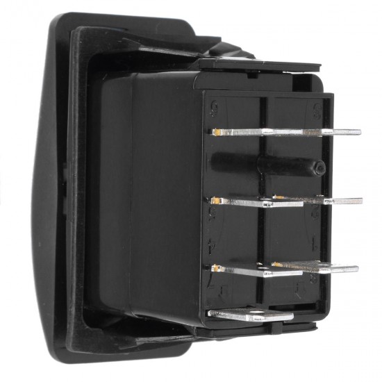 Universal 12V 7 Pins LED Light Switch DPDT ON-OFF-ON Self-locking Rocker Switch