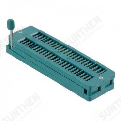 Universal 40-Pin ZIF DIP IC Test Board Socket ZIF IC Socket For DIP IC MCU Universal 40-Pin ZIF DIP IC Test Board Socket ZIF IC Socket For DIP IC MCU