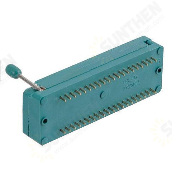 Universal 40-Pin ZIF DIP IC Test Board Socket ZIF IC Socket For DIP IC MCU Universal 40-Pin ZIF DIP IC Test Board Socket ZIF IC Socket For DIP IC MCU