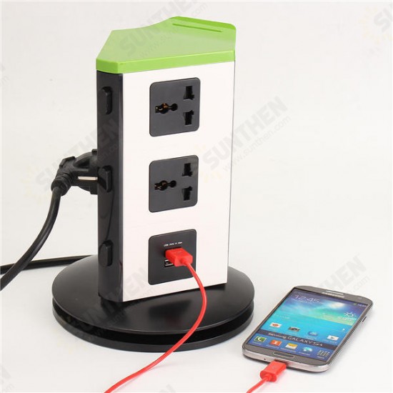 Universal 8 Port EU Plug Socket Wall Charger Dock Station with bluetooth Speaker Universal 8 Port EU Plug Socket Wall Charger Dock Station with bluetooth Speaker