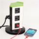 Universal 8 Port EU Plug Socket Wall Charger Dock Station with bluetooth Speaker