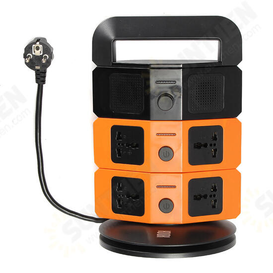 Universal EU Plug Socket Wall Charger Dock Station with bluetooth Speaker Universal EU Plug Socket Wall Charger Dock Station with bluetooth Speaker