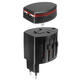 Universal Travel AC Power Charger Adapter Converter AU/UK/US/EU Plug with 2 USB Ports