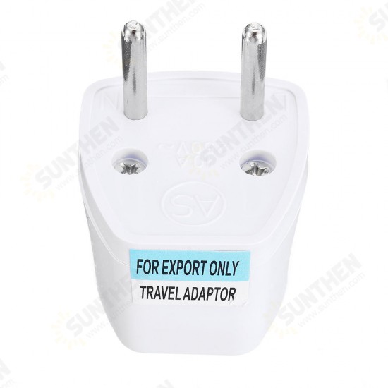 Universal to EU European Portable Power Adapter Plug Converter Socket Mini For Phone/Computer/Camera