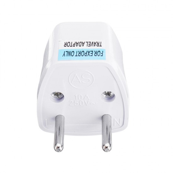 Universal to EU European Portable Power Adapter Plug Converter Socket Mini For Phone/Computer/Camera