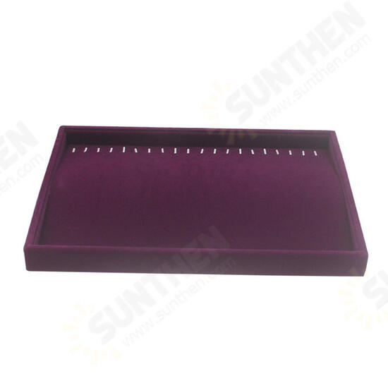 Velvet Jewelry Ring Earring Display Tray Holder Organizers Storage Box Showcase Tray Rack Velvet Jewelry Ring Earring Display Tray Holder Organizers Storage Box Showcase Tray Rack