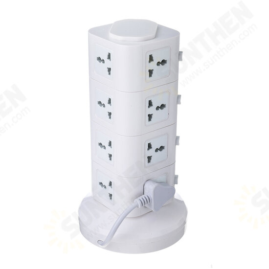 Vertical Power Socket Powerboard Outlet Plug Extension Multi USB Ports Charger Socket Power Strip