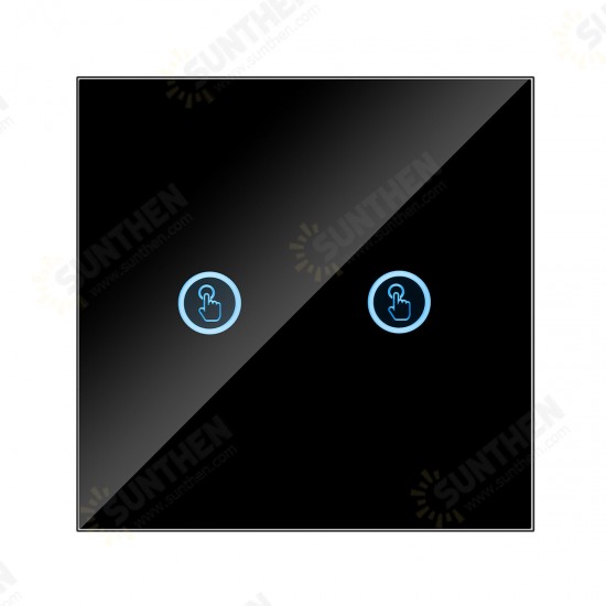 WHF01 433MHZ RF Remote Control Switch Touch Wall Switch Panel Smart Switch 86 Type Smart Panel Switch WHF01 433MHZ RF Remote Control Switch Touch Wall Switch Panel Smart Switch 86 Type Smart Panel Switch