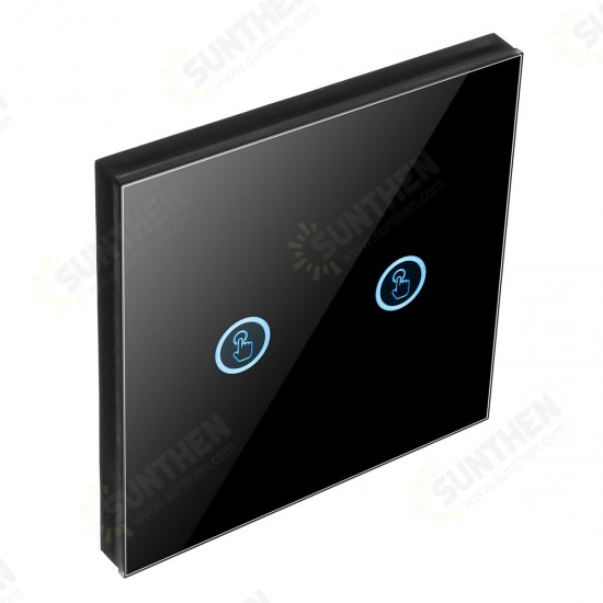 WHF01 433MHZ RF Remote Control Switch Touch Wall Switch Panel Smart Switch 86 Type Smart Panel Switch WHF01 433MHZ RF Remote Control Switch Touch Wall Switch Panel Smart Switch 86 Type Smart Panel Switch