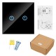 WHF01 433MHZ RF Remote Control Switch Touch Wall Switch Panel Smart Switch 86 Type Smart Panel Switch WHF01 433MHZ RF Remote Control Switch Touch Wall Switch Panel Smart Switch 86 Type Smart Panel Switch