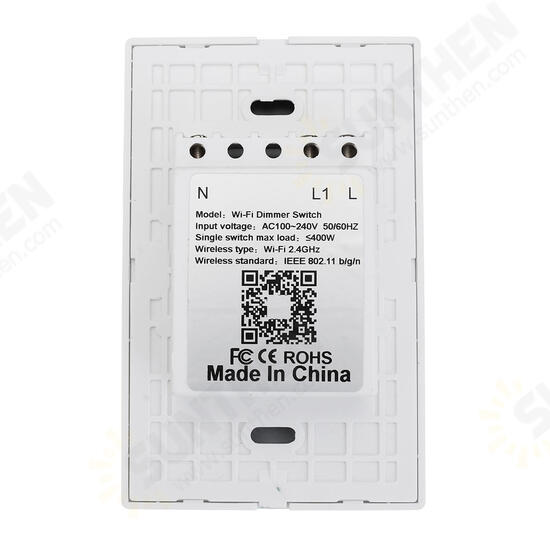 WIFI Smart Dimmer Light Wall Switch Touch Remote Control Work with Alexa/Google Home WIFI Smart Dimmer Light Wall Switch Touch Remote Control Work with Alexa/Google Home