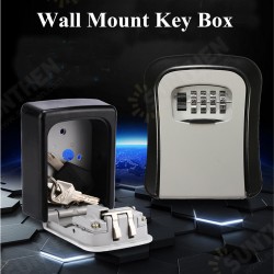 Wall Mount Key Lock Storage Box Security Keyed Door Lock with 4 Digit Combination Password Wall Mount Key Lock Storage Box Security Keyed Door Lock with 4 Digit Combination Password