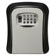 Wall Mount Key Lock Storage Box Security Keyed Door Lock with 4 Digit Combination Password