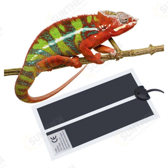 Waterproof & Moisture-proof Reptile Pet Heating Pads Film Safe Power-off Protection Infrared Temperature Control Switch + Power Cord