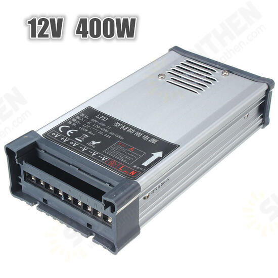 Waterproof AC170V-264V To DC12V Switching Power Supply Driver Adapter For Strip