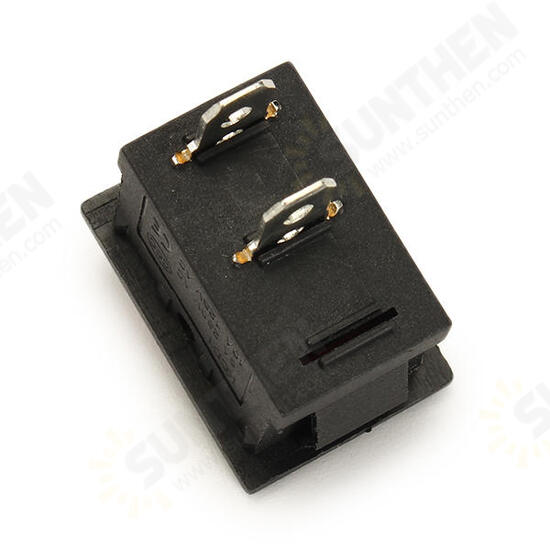 KCD-101 250V 6A Copper Boat Rocker Switch 2-Pin Plastic Button ON/Off SPST 10pcs KCD-101 250V 6A Copper Boat Rocker Switch 2-Pin Plastic Button ON/Off SPST 10pcs
