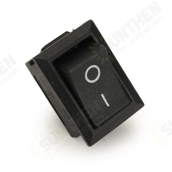 KCD-101 250V 6A Copper Boat Rocker Switch 2-Pin Plastic Button ON/Off SPST 10pcs KCD-101 250V 6A Copper Boat Rocker Switch 2-Pin Plastic Button ON/Off SPST 10pcs