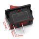 KCD-101 250V 6A Copper Boat Rocker Switch 2-Pin Plastic Button ON/Off SPST 10pcs KCD-101 250V 6A Copper Boat Rocker Switch 2-Pin Plastic Button ON/Off SPST 10pcs