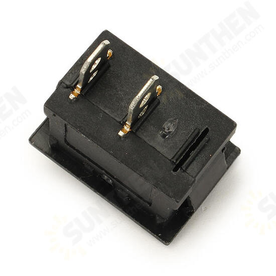 KCD-101 250V 6A Copper Boat Rocker Switch 2-Pin Plastic Button ON/Off SPST 10pcs KCD-101 250V 6A Copper Boat Rocker Switch 2-Pin Plastic Button ON/Off SPST 10pcs