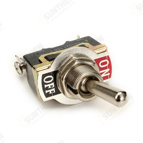 KN-1021 ON/OFF AC 250V 15A 2 Pins Toggle Rocker Switch 5pcs KN-1021 ON/OFF AC 250V 15A 2 Pins Toggle Rocker Switch 5pcs