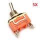 KN-1021 ON/OFF AC 250V 15A 2 Pins Toggle Rocker Switch 5pcs KN-1021 ON/OFF AC 250V 15A 2 Pins Toggle Rocker Switch 5pcs