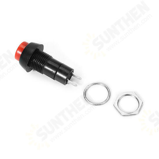 PBS-11B 125V 5A 12mm NO Lock Self-reset Switch Push Button Round 10pcs PBS-11B 125V 5A 12mm NO Lock Self-reset Switch Push Button Round 10pcs