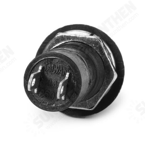 PBS-11B 125V 5A 12mm NO Lock Self-reset Switch Push Button Round 10pcs PBS-11B 125V 5A 12mm NO Lock Self-reset Switch Push Button Round 10pcs